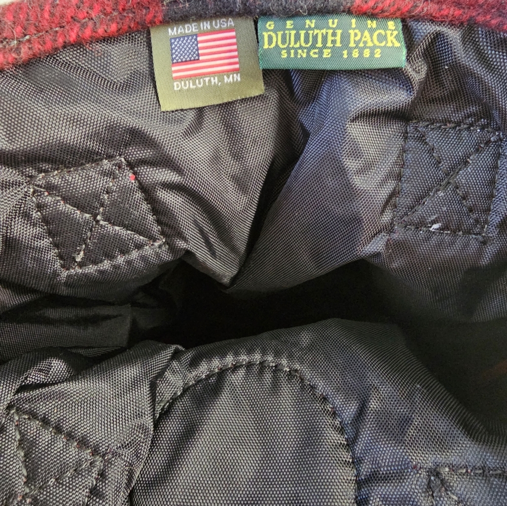 Duluth Pack buffalo plaid promo tote - Picture 6 of 6